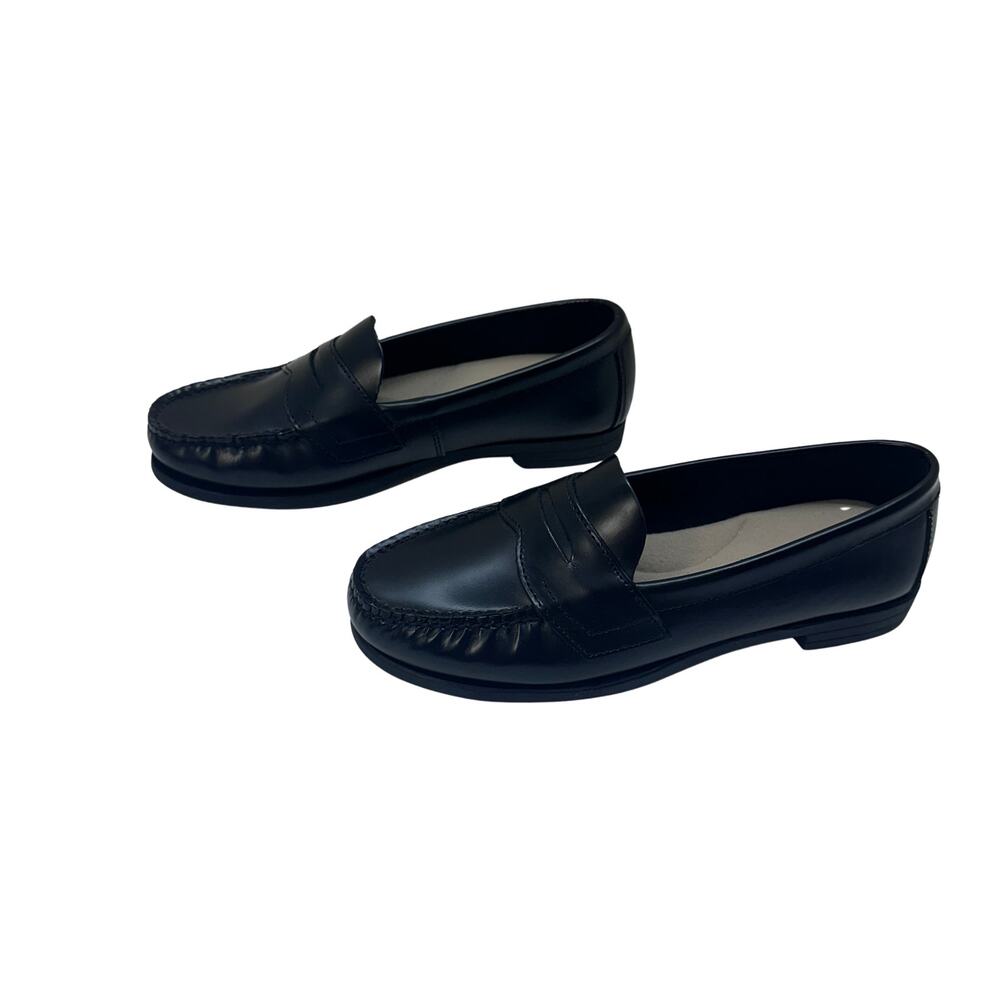 NIB Eastland Black Leather Penny Loafers Womens 5.5 Old Money Prep Chic Modern - Picture 10 of 12